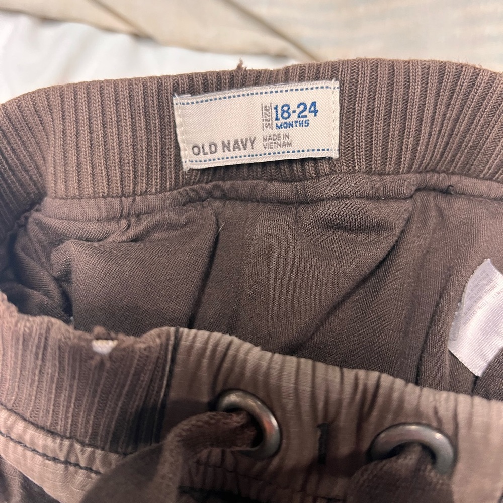 Flannel lined 24 month cargo pants